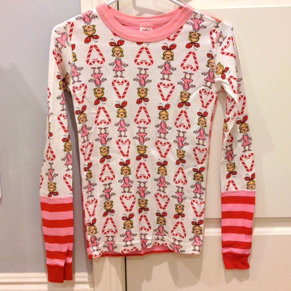 Hanna Andersson Dr. Seuss girl pajamas the Grinch collection